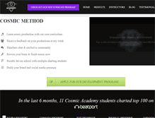 Tablet Screenshot of cosmicacademy.com